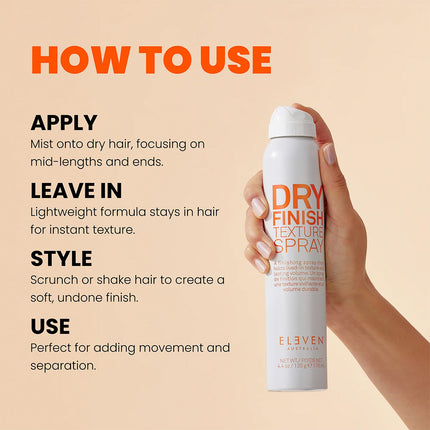 Dry Finish Texture Spray