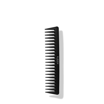 ELEVEN BLACK WIDE TOOTH FIBER COMB