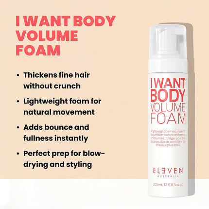 I Want Body Volume Foam