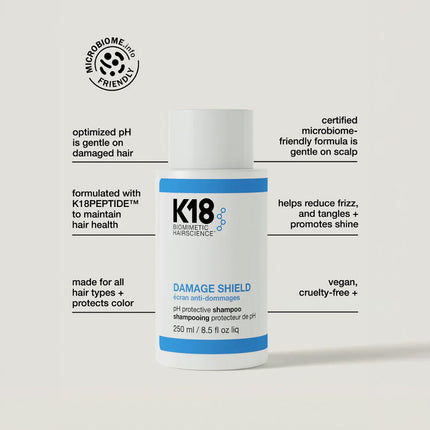 K18 HAIR K18 DAMAGE SHIELD Protective Shampoo